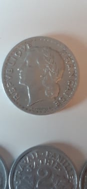 Oorlogs munten frankrijk