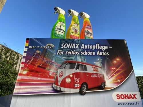 Setje auto onderhoud sprays sonax