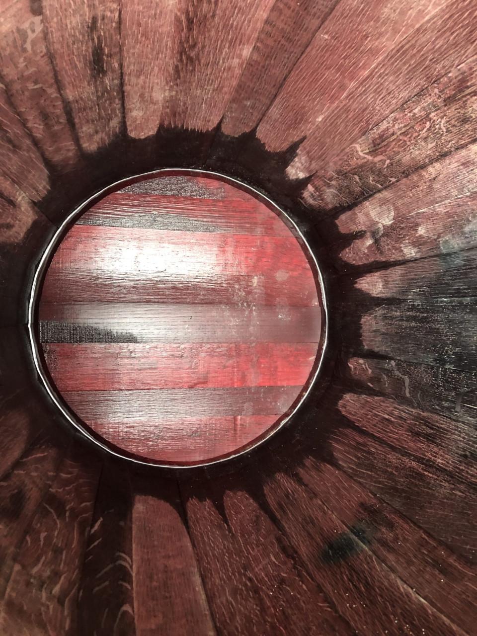 Eiken regenton 228 liter - messingkraan - Bordeaux wijnvat