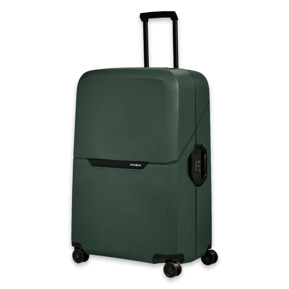 2x Samsonite koffer Magnum Eco Spinner groot Forest Green