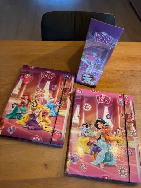 Houder met 2 mappen Disney Princess Palace Pets