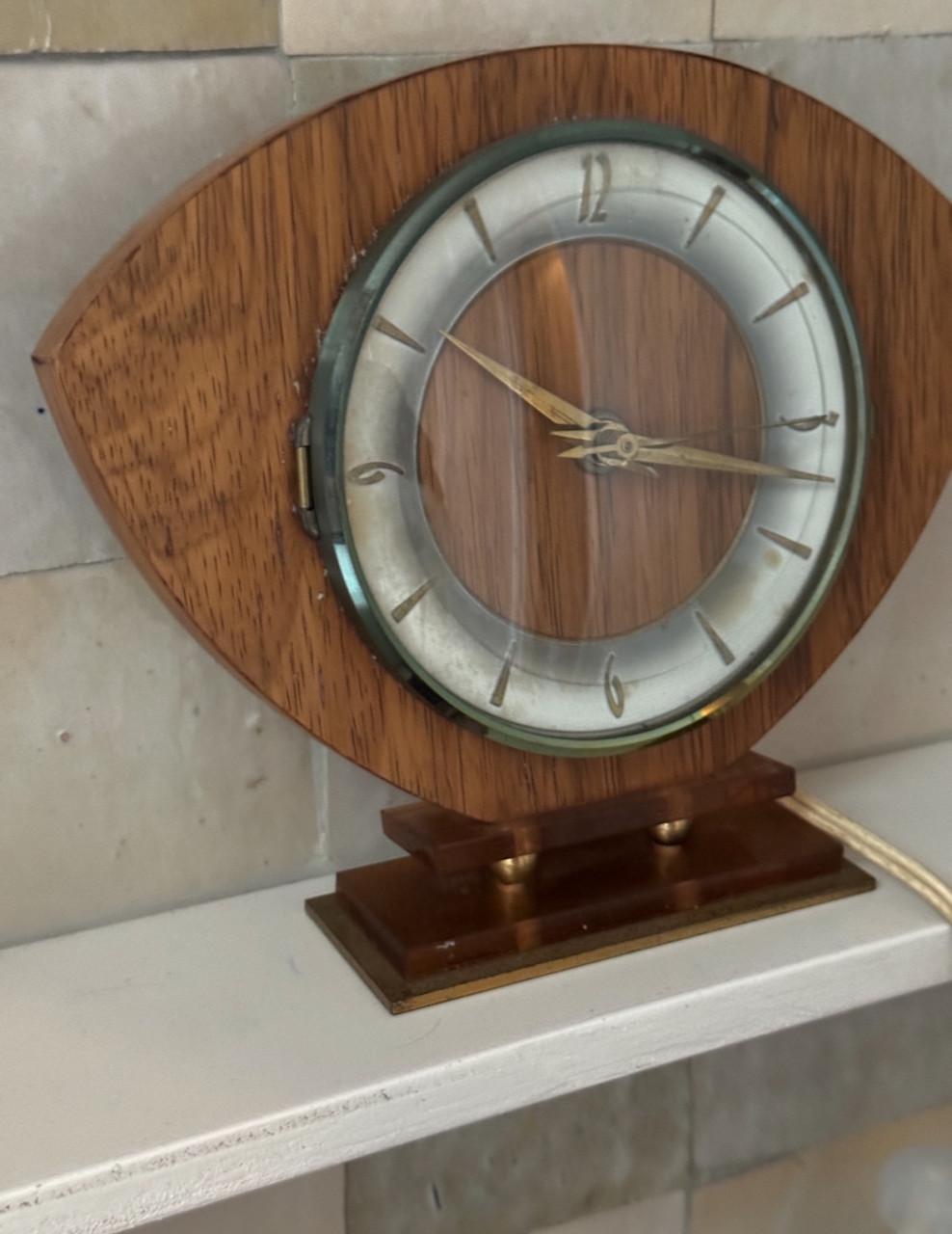 Vintage elektrisch tafelklokje