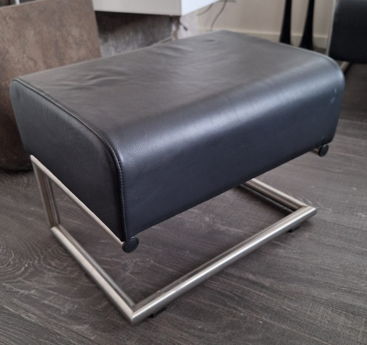 Moderne leren retro fauteuils