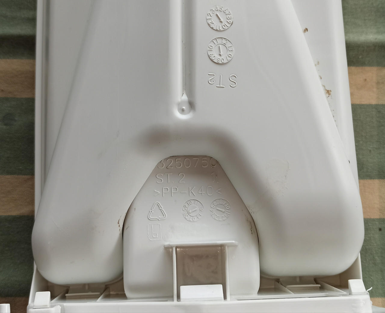 Wasmachine accessoire AEG LAVAMAT 52840 wasmiddelbak zeepbakje + voorkant