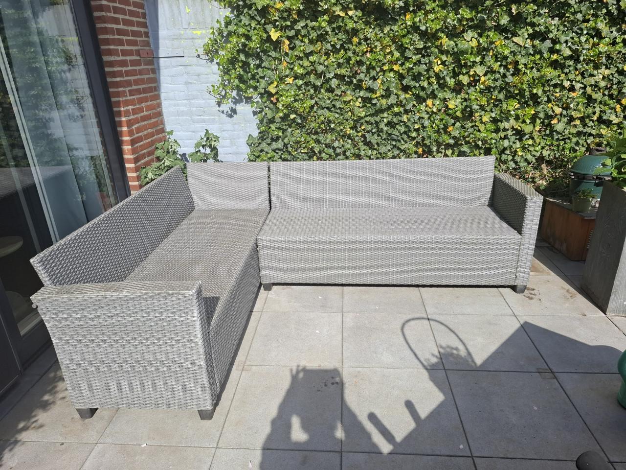 Loungeset tuin met kussens