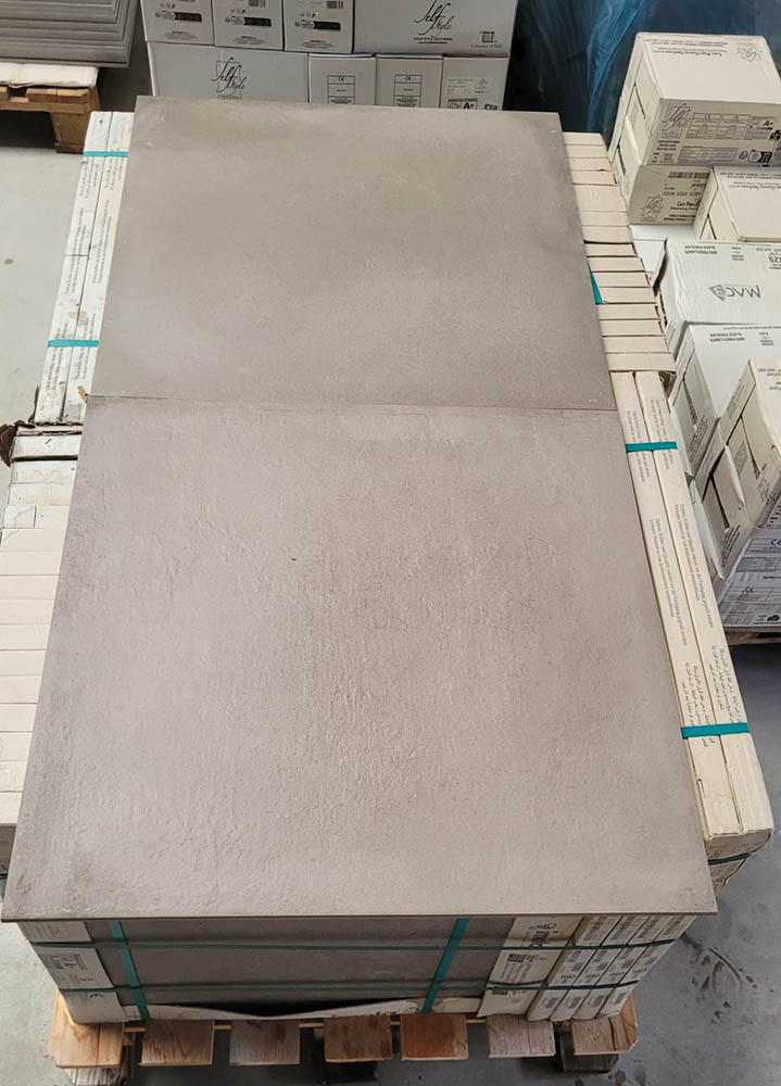 3030-389 ca 43,2 m² taupe betonlook tegels, 60x60 cm, van € 48,55 voor