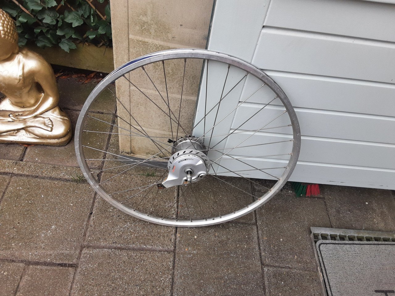 28 inch nexus achterwiel, 8 speed,rollerbrake rem