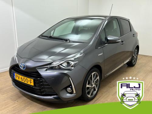 Toyota Yaris occasion 1.5 hybrid premium | airco | grijs | tweedehands toyo