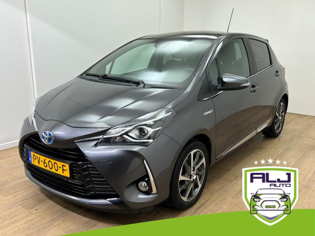 Toyota Yaris occasion 1.5 hybrid premium | airco | grijs | tweedehands toyo