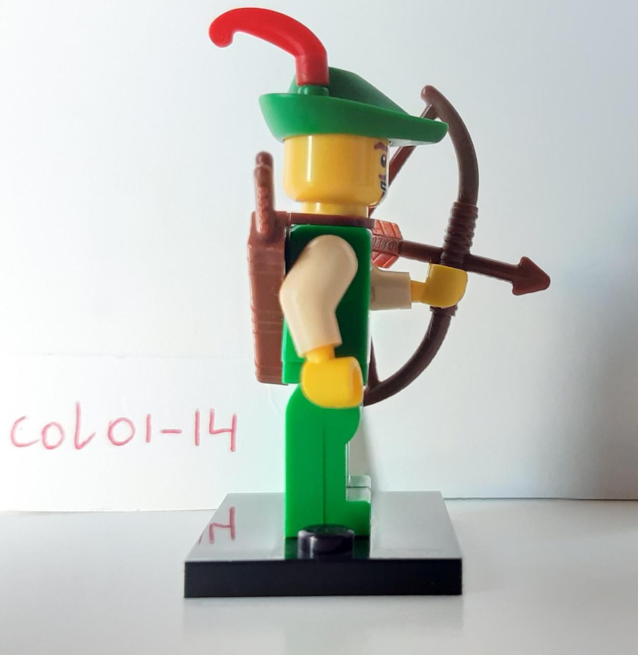 Lego minifiguur: boswachter met standaard en accessoires