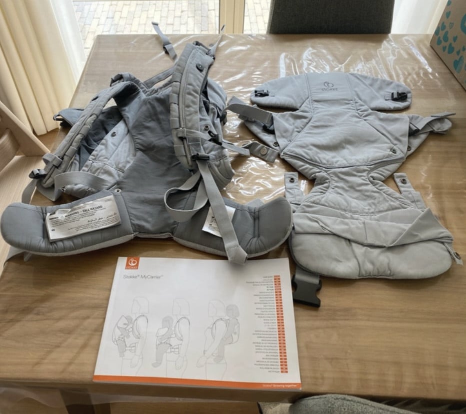 Stokke draagzak grijs