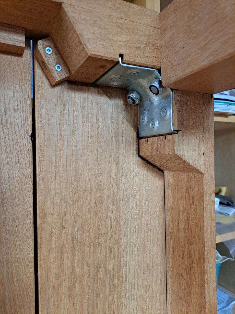 Gelakte massief eiken salontafel