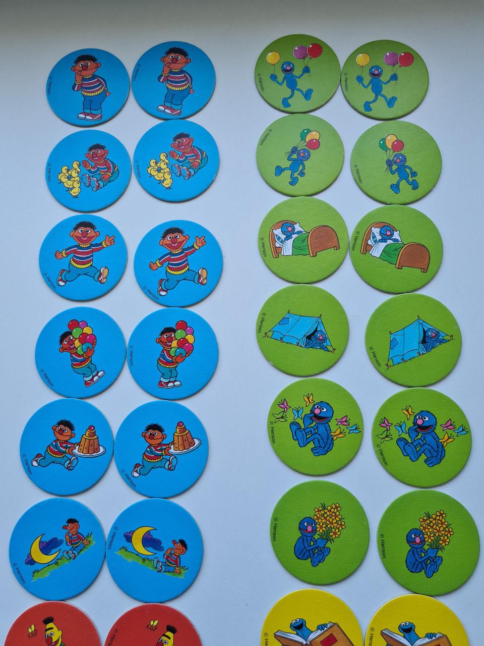 Sesamstraat "Waar zijn Bert en Ernie" geheugenspel. 3-7 jaar