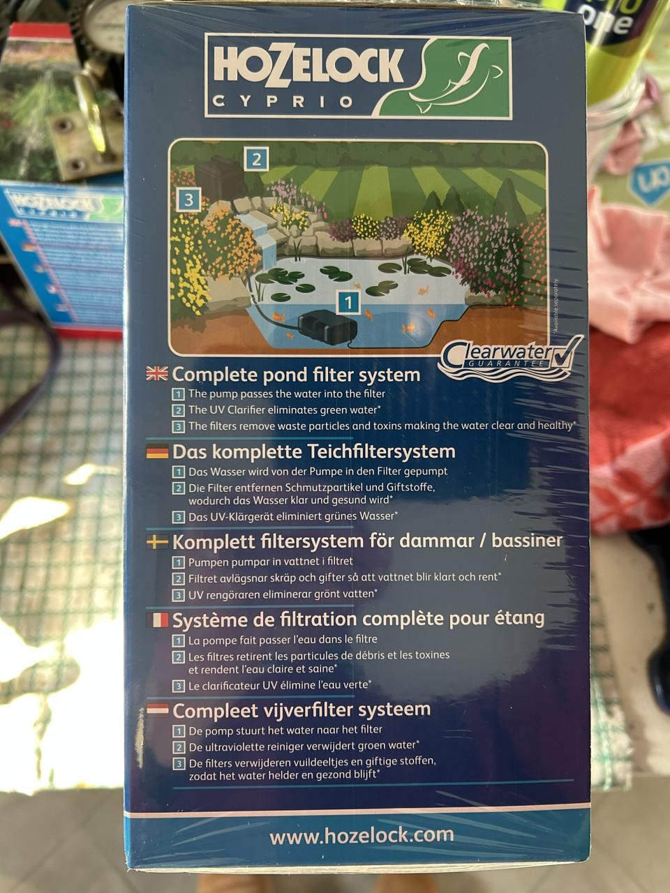 Watervalpomp merk Hozellock