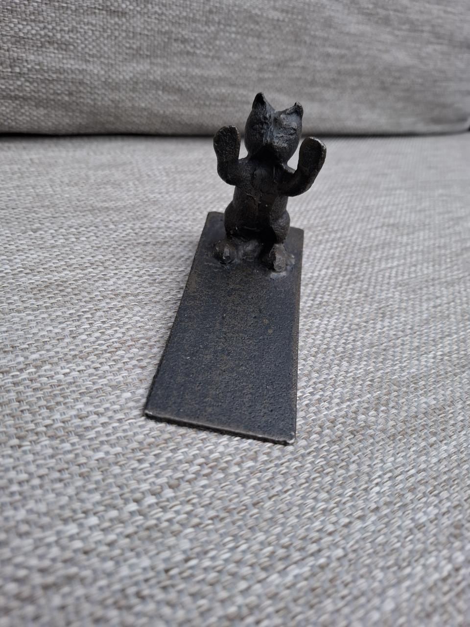 Decoratieve Deurstopper Kat - Gietijzer