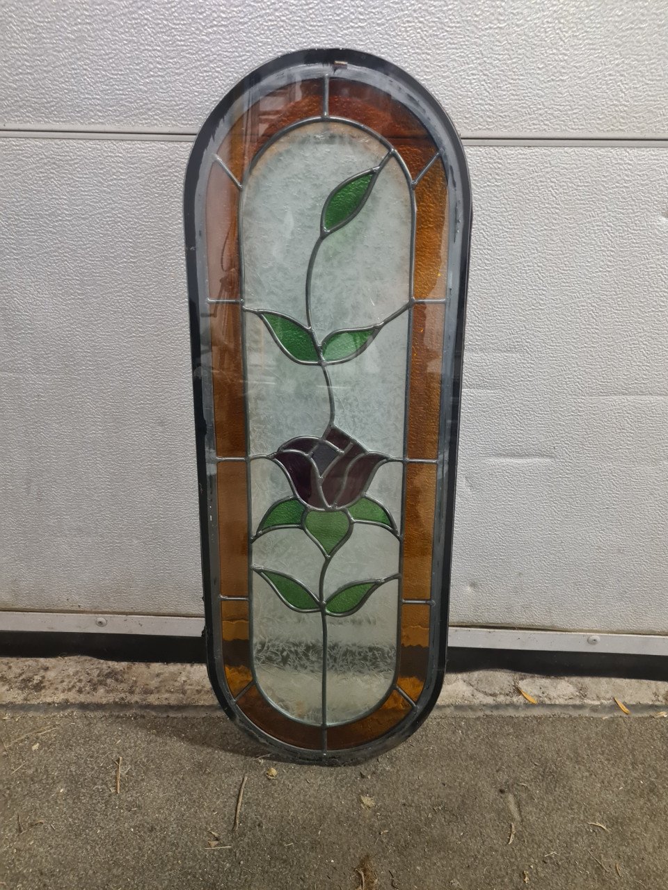 Glas in lood voordeur