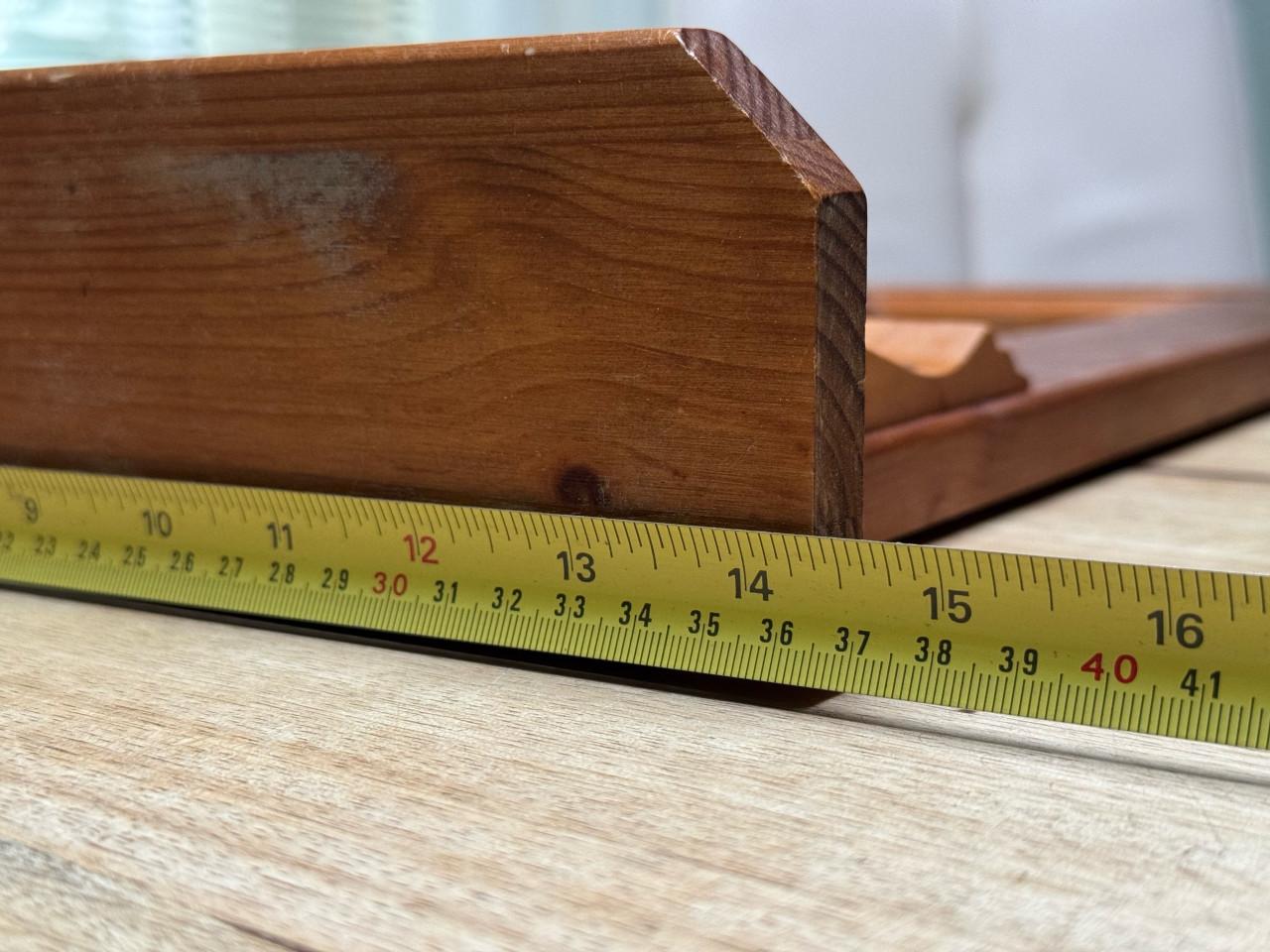 Grenen spiegel, landelijke stijl