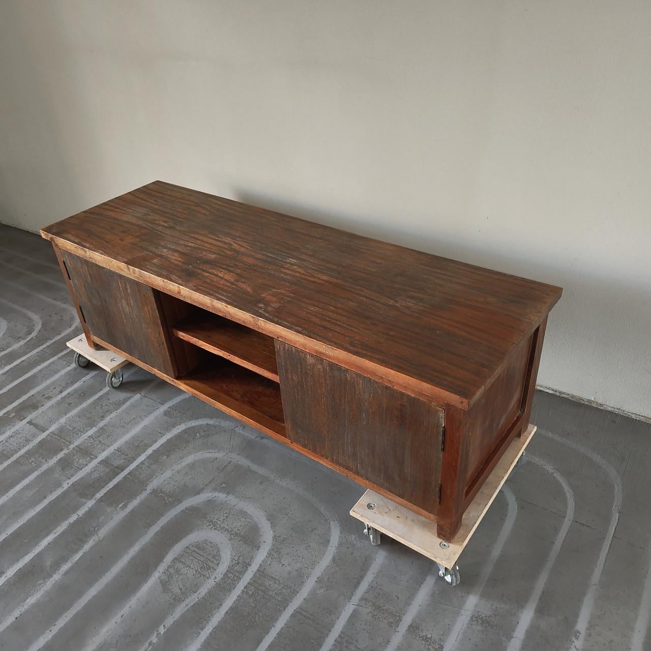 Teak houten tv meubel