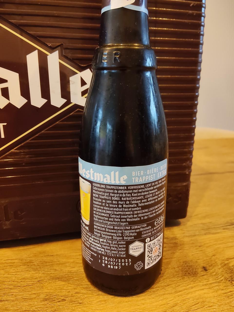 Krat Westmalle Extra trappist speciaalbier