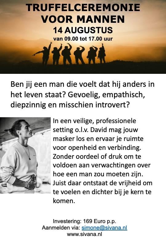 Truffelceremonie speciaal voor mannen