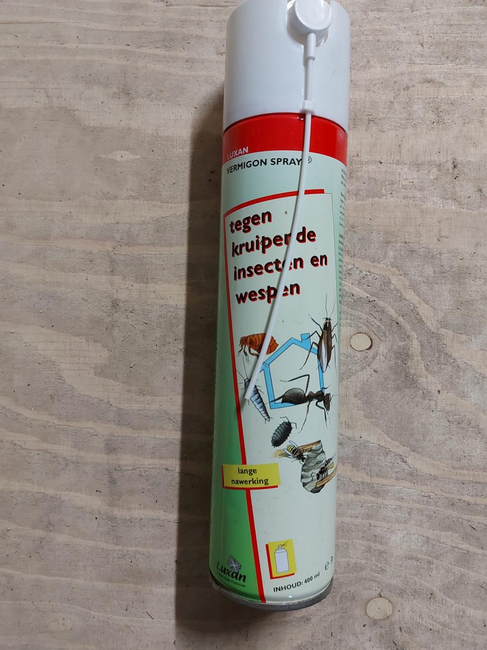 Spray tegen kruipende insecten