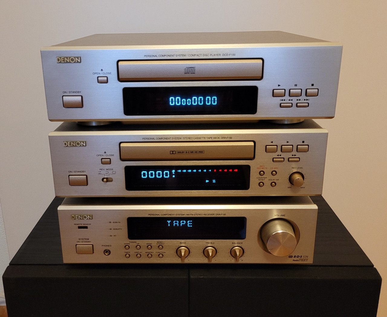 Denon f100 stereoset.