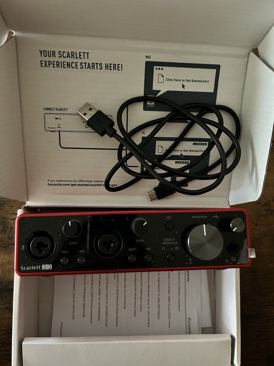 Geluidkaart focusrite