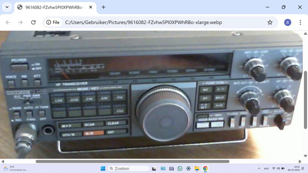 Kenwood ts-440 s kortegolf zender