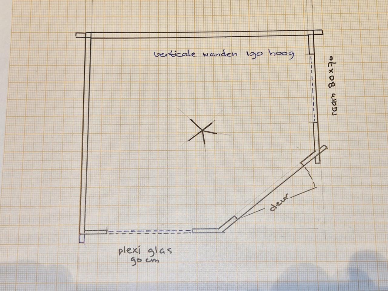 Houten tuinhuisje -opknapper