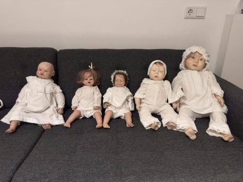 Handgemaakte porseleinen poppen