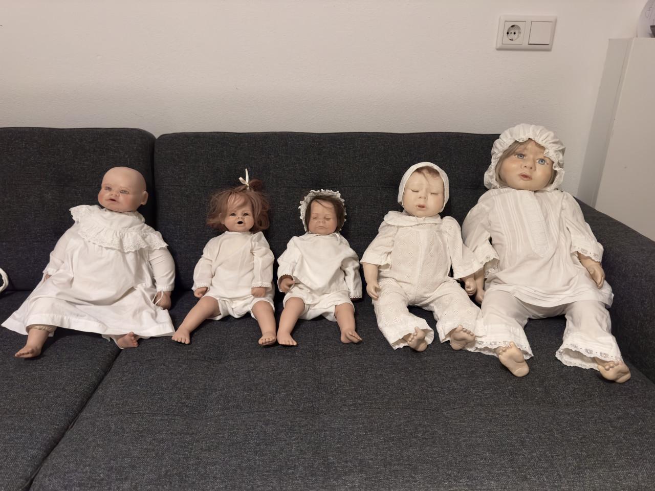 Handgemaakte porseleinen poppen