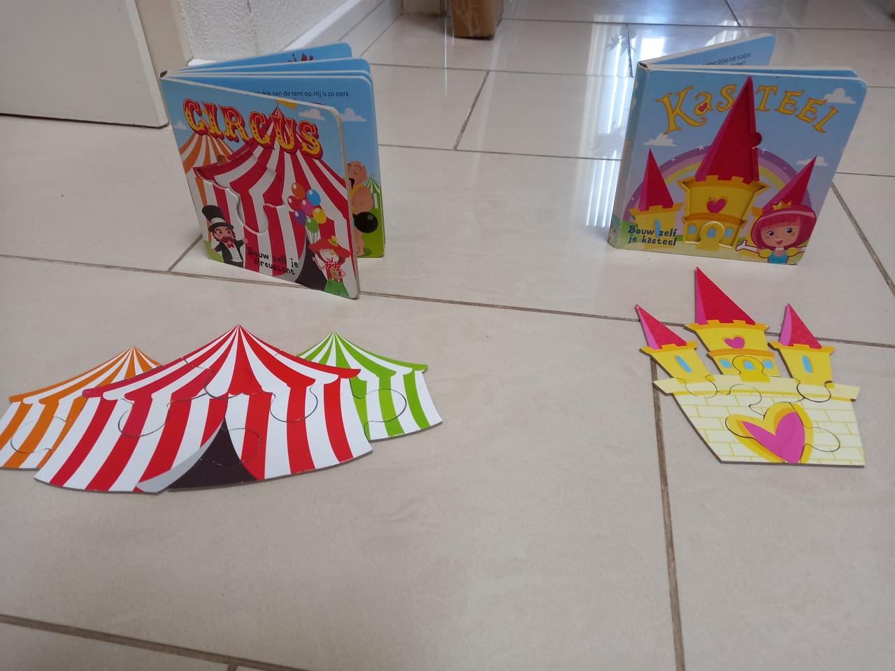 Kinder puzzel + (voor)leesboek
