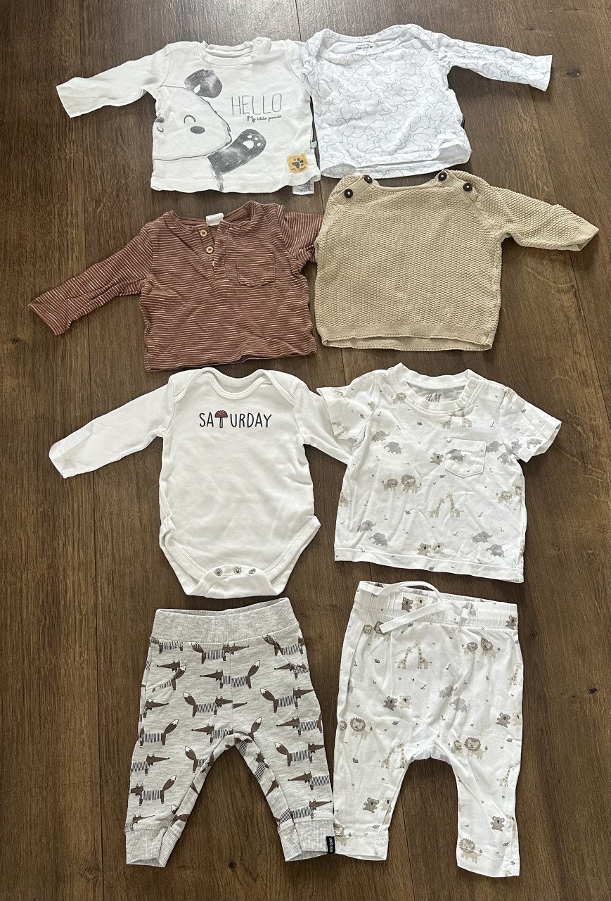 Kledingpakket maat 56 (8 stuks)