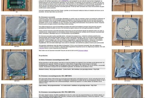 Schumann resonantie generatoren