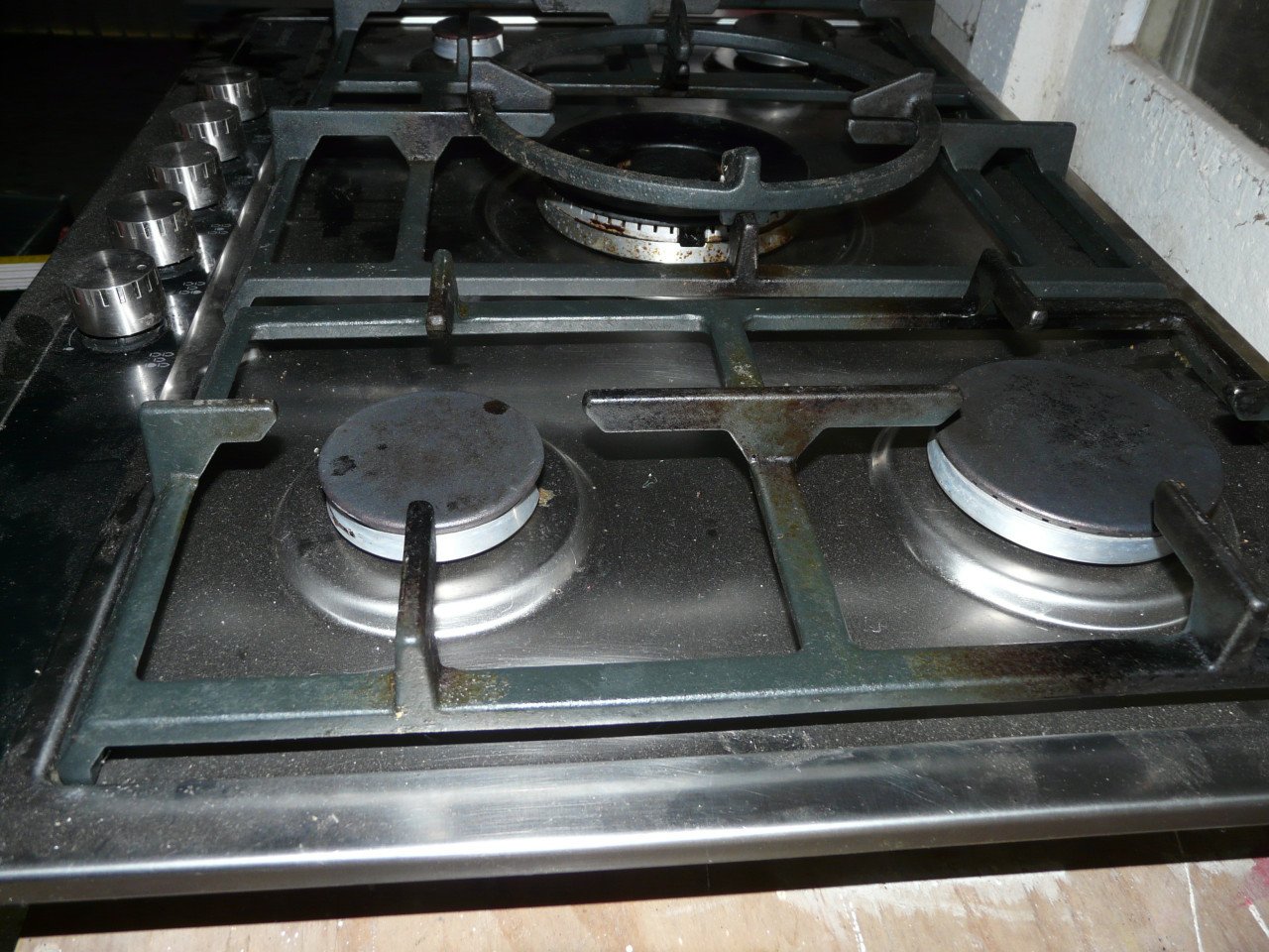 Siemens RVS inbouw gaskookplaat 5 pits met wokbrander