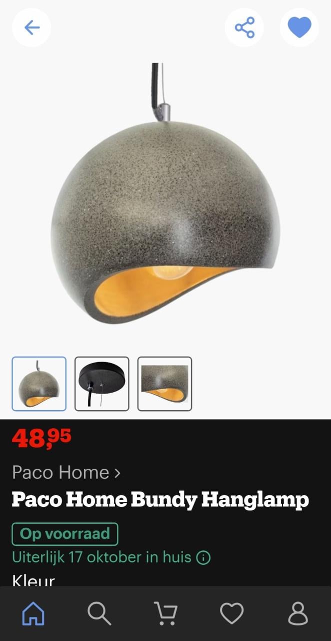 Hanglamp wit 4x nieuw in doos  paco home