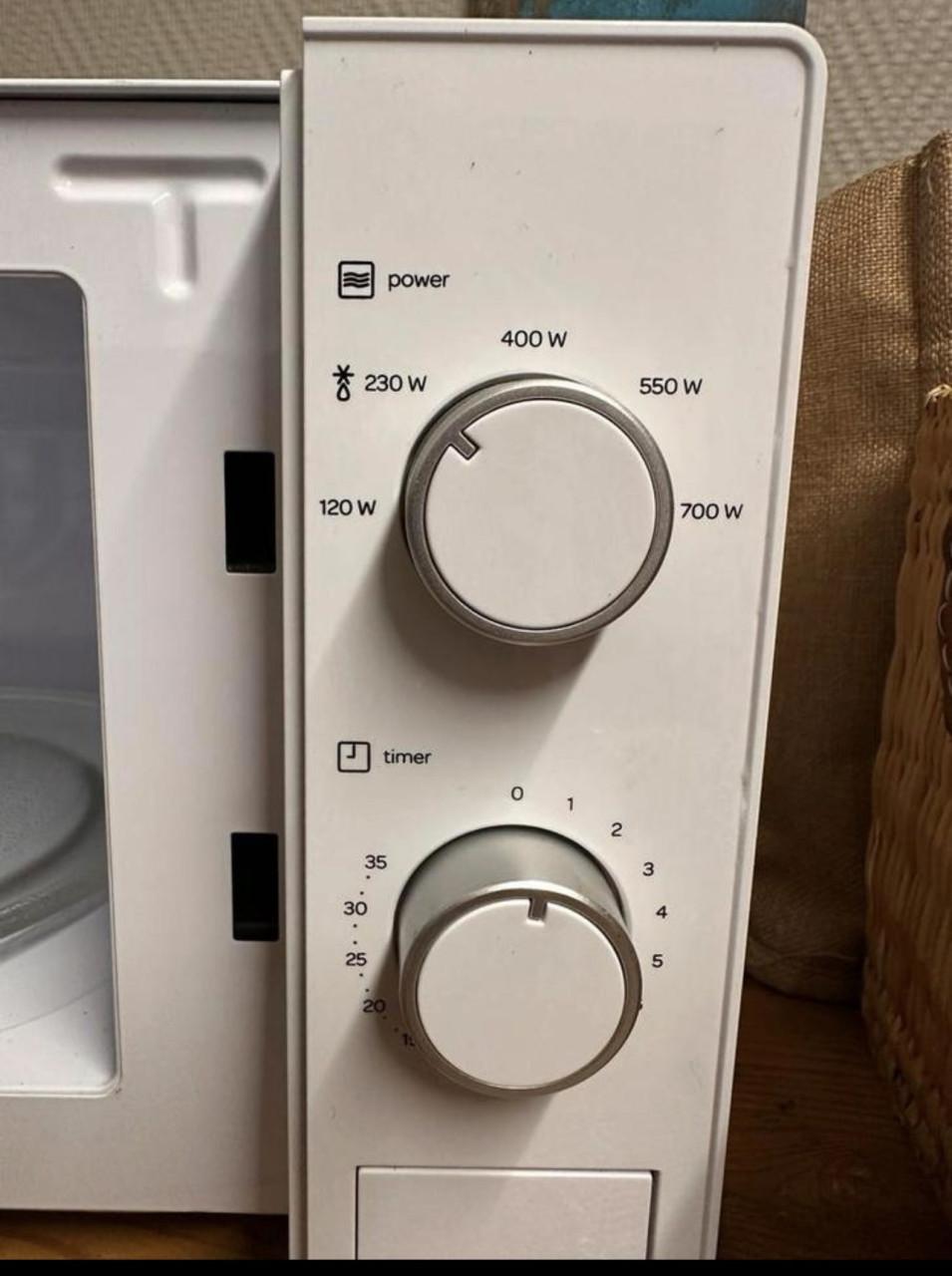 Nieuwe magnetron – handig en overzichtelijk