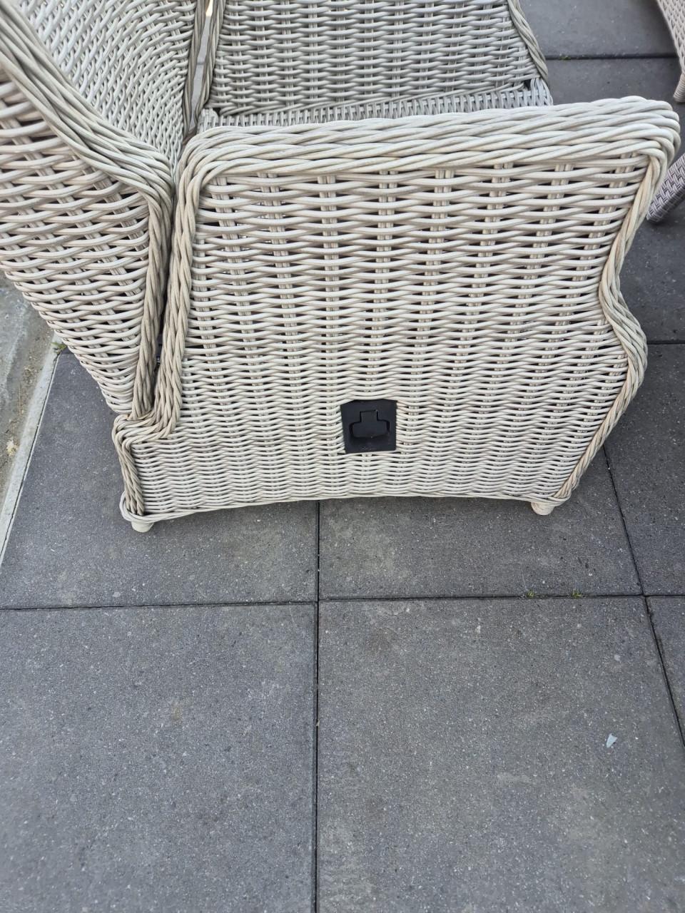 Dining Loungeset met verstelbare stoelen -Bezorging mogelijk