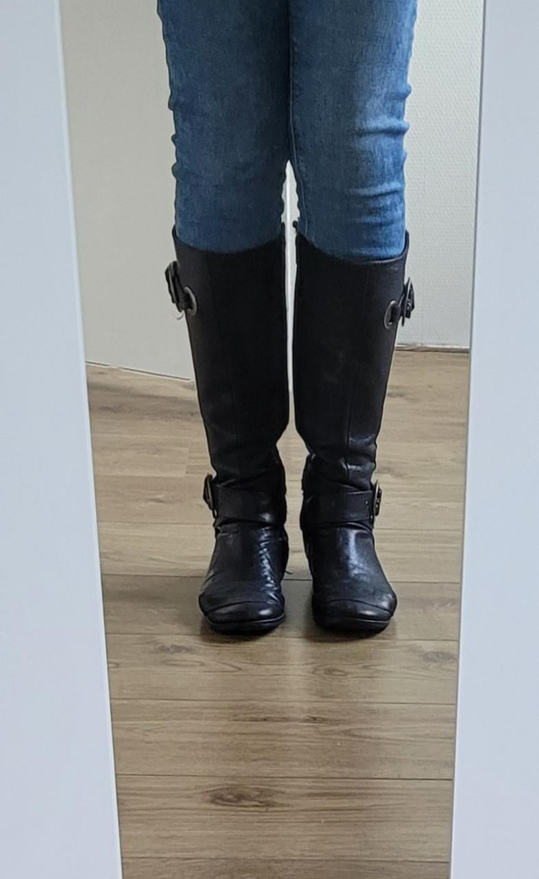 Zwarte laarzen Spiral maat 38