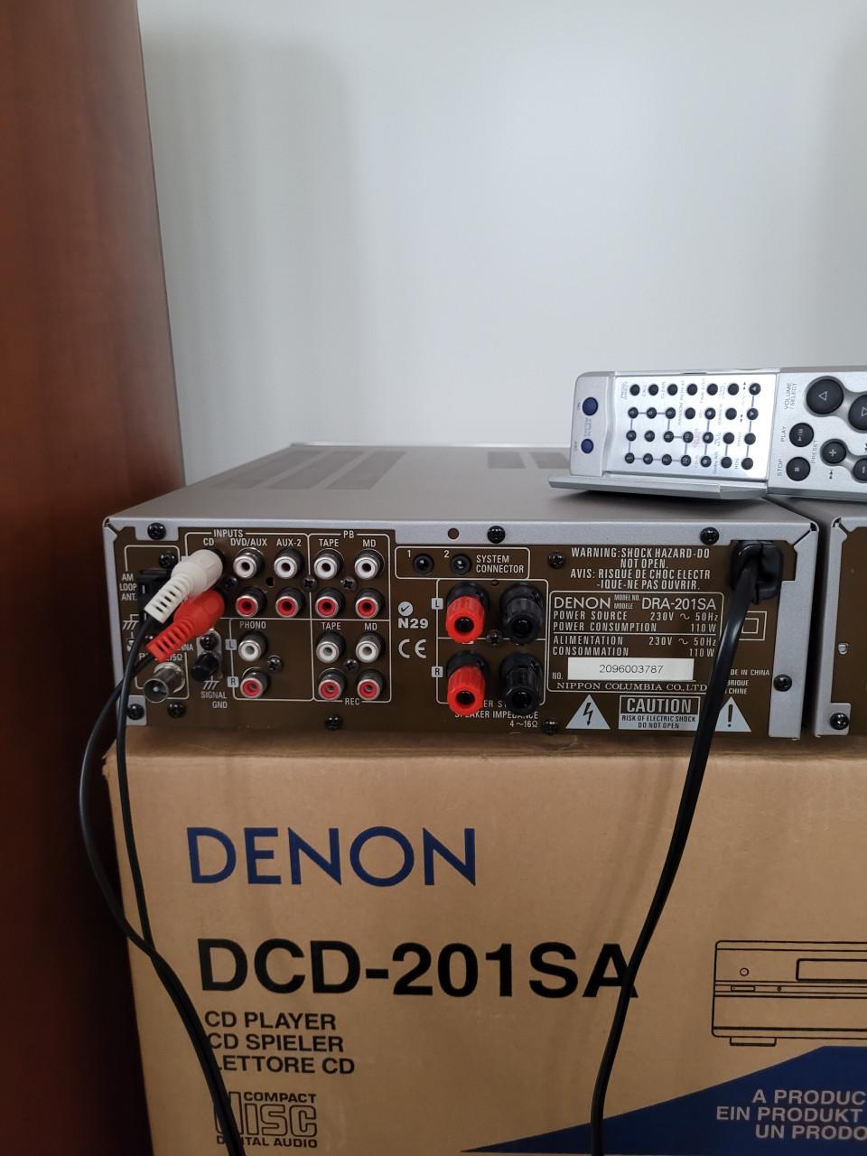 Stereo set met Boxen