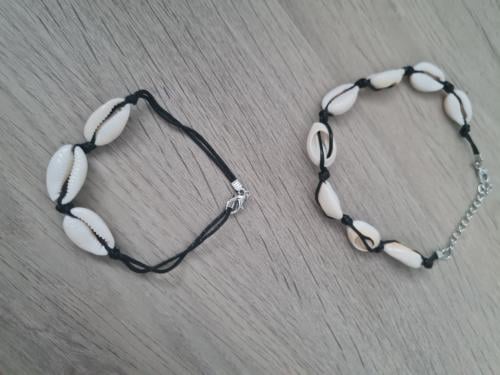 Schelpen armband en enkelbandje NIEUW!