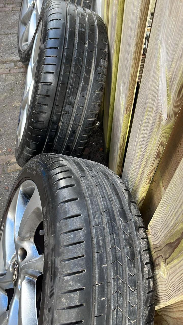 Zomerbandenset incl. Opel lichtmetalen velgen (4-gaats)