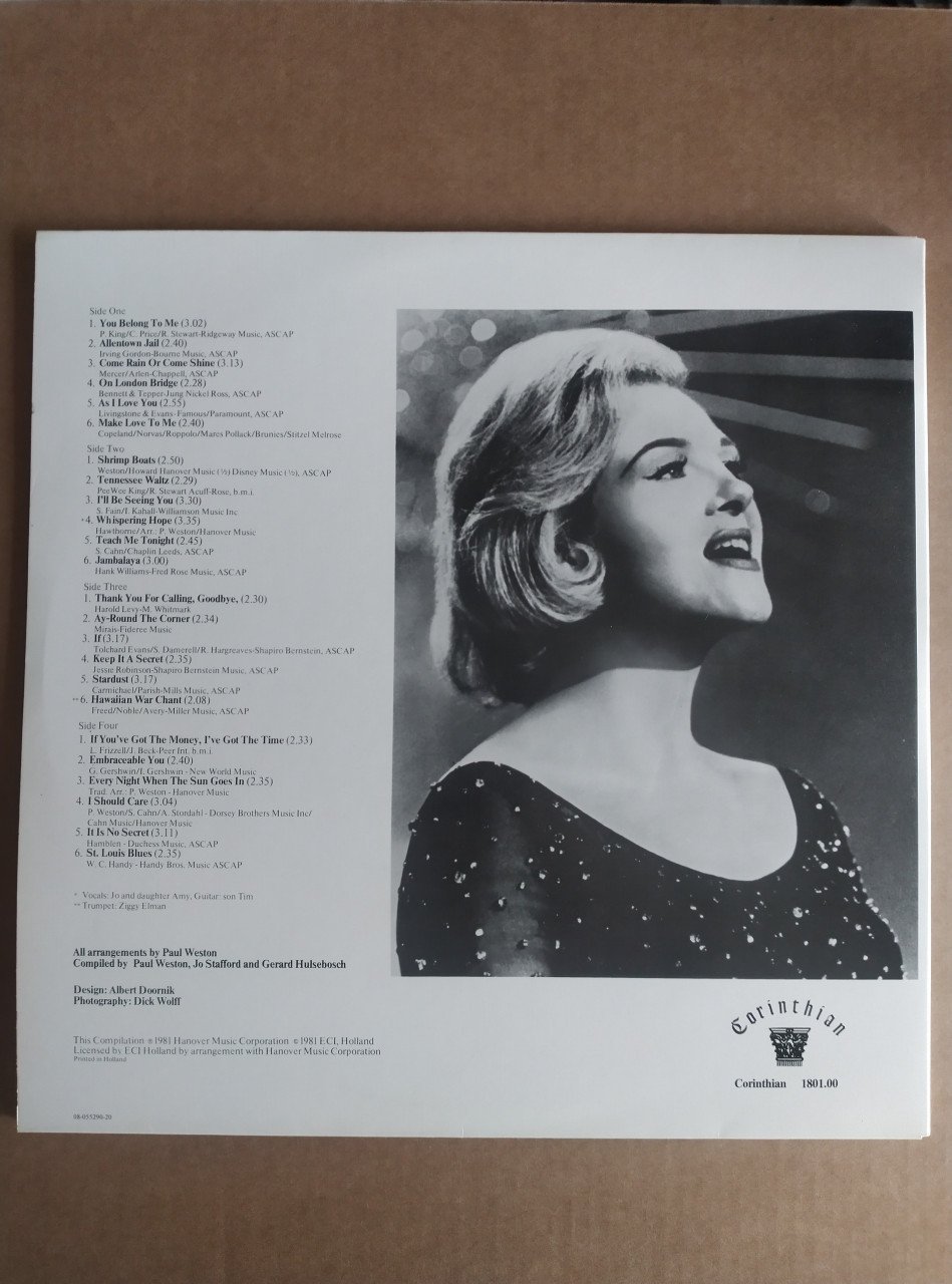 Dubbel LP Jo Stafford