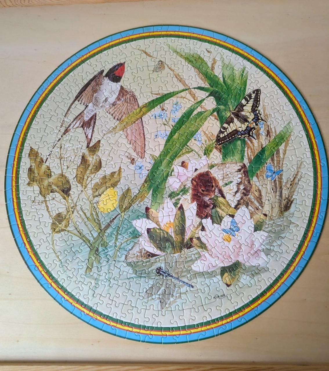 Ronde Flora en Fauna puzzel