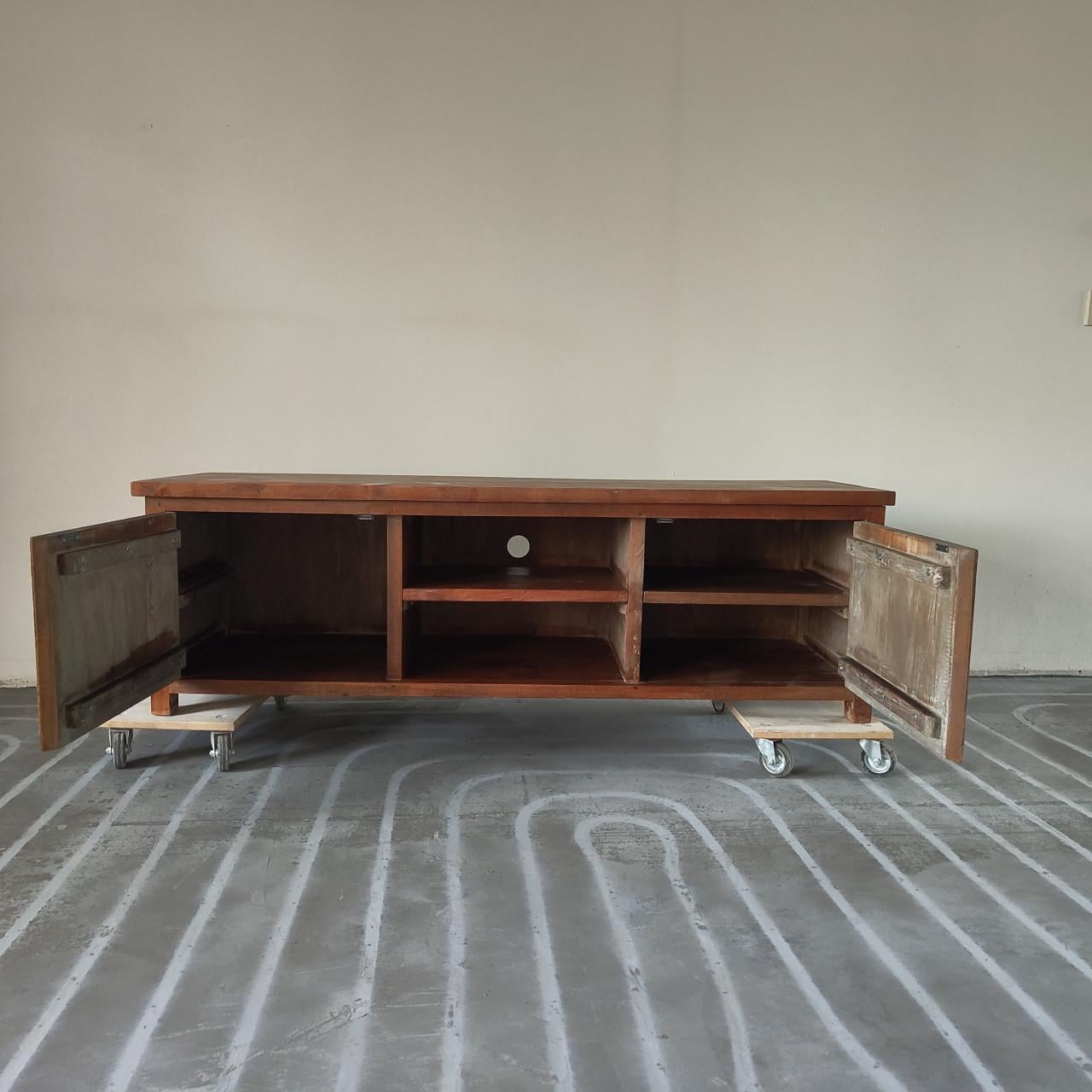 Teak houten tv meubel