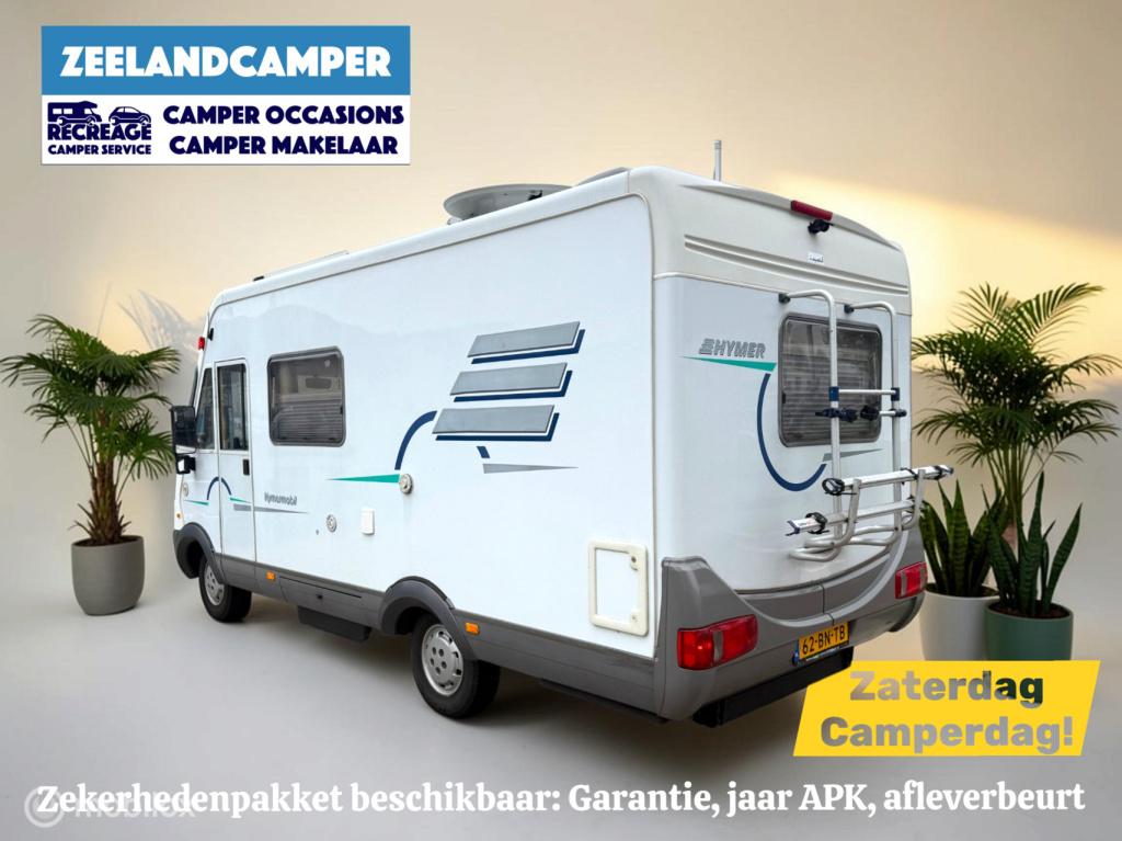 Hymer Onbekend b574 – ruime integraalcamper met vast bed én riant hefbed