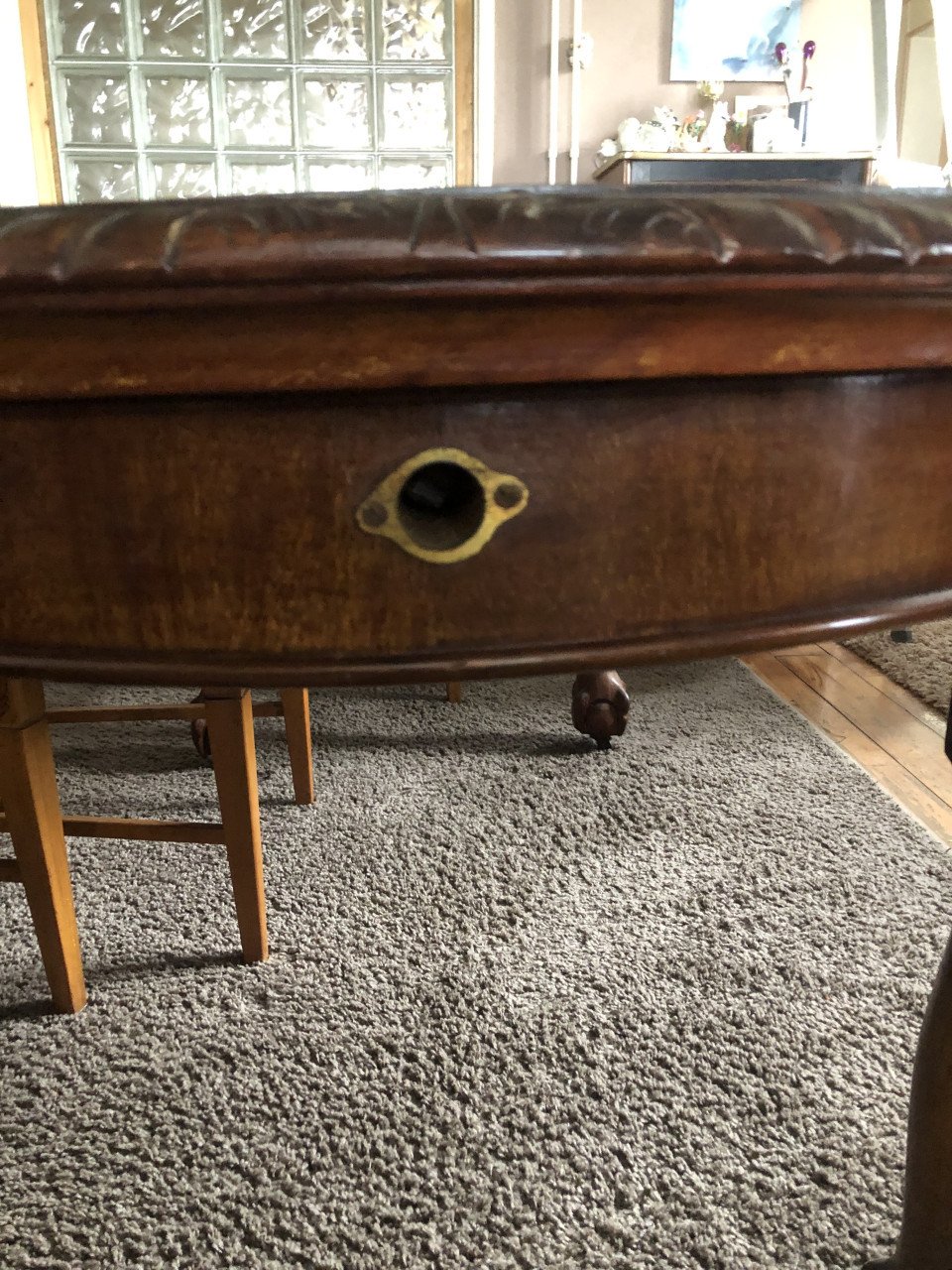 Engelse Chippendale mahonie antieken tafel