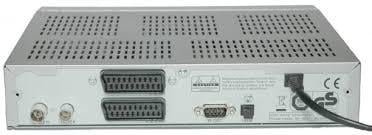 Twee stuks Humax digitale ontvangers type IR-Fox-C, zilverkleurig