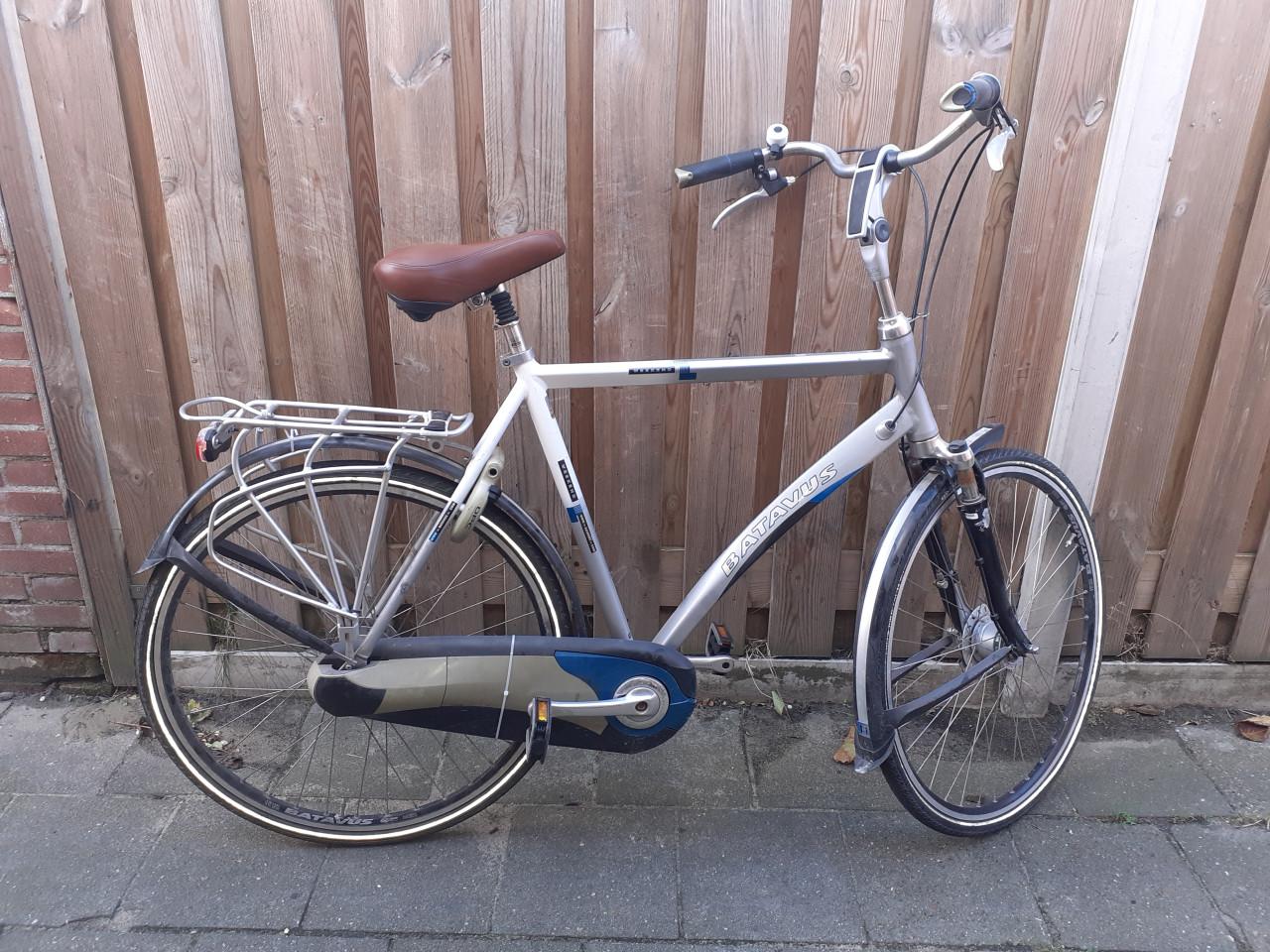 Hoge Herenfiets *** GAZELLE Alu-light *** 21-versnellingen..60cm.