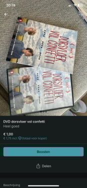 DVD dorsvloer vol confetti